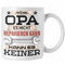 Trendation - Opa Tasse Geschenk Wenn Opa Es Nicht Reparieren Kann Kann Es Keiner Geschenkidee Kaffeetasse Becher Opa Vatertag (Weiß)