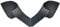 AquaDecor3D Underground Aquarium Tunnel, Fish Hideout, Cave for Aquarium, Environmentally Friendly – Made in France (Corner Tunnel (Black)
