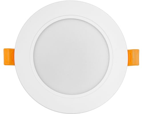 Maclean MCE371 R LED Licht-Panel Einbaustrahler Deckenstrahler Deckenspot Deckenleuchte Decken-Strahler Einbauleuchte (9W Einbaustrahler, Rund)