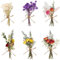 Dried Flower Bouquet, 6Pcs Mini Dried Bouquet, Natural Dried Flowers for DIY Craft Card Decoration Home Wedding Decor