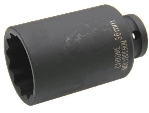Kraft- Schlagschrauber Vielzahn Nuss Einsatz 1/2 12-kant (36mm)