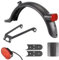 aibiku E Scooter Schutzblech Hinten für Xiaomi Elektroroller, mit Metallhalterung, Kennzeichenrahmen, Großem Rücklicht, hintere Kotflügel für Xiaomi M365/Pro/Pro 2/1S/Essential/Scooter 3