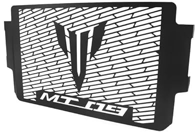 Mota - Rejilla para radiador MT-09, color negro, acero inoxidable, protección para piedra 2020, 2021, 2022, 2023, 2024, accesorio