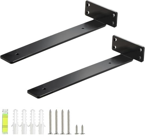 HEART ART Schwimmende Regalhalterung 12 Inch,4 Pack Heavy Duty Regalhalterung