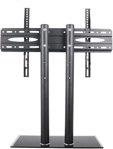 DRFGNF Universal TV Stand Base for 40 65 inch LCD TVs Height Adjustable Desktop TV Rack with Mount Bracket