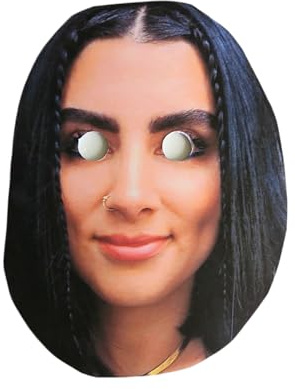 personalisierte Maske Junggesellinnenabschiede, Partymaske, Maskenball, Hochzeit, JGA, Junggesellinnenabschied, Junggesellenabschied, Braut, Geburtstag, Party-Accessoire, (Mit Band, 20x Masken)