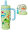 3D Stainless Steel Whale Fountain Tumbler with Handle, Drinking Cup with Whale Squirt, 24oz Whale Water Bottle, Two Lids, Leak-Proof Whale Fountain Tumbler for Kids Teens Adults (Dinosaur)