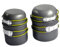 Mikinona 1Ensemble Pots de Camping Aluminium avec Ustensiles de Cuisine Extérieurs pour Personnes pour Randonnées Barbecues