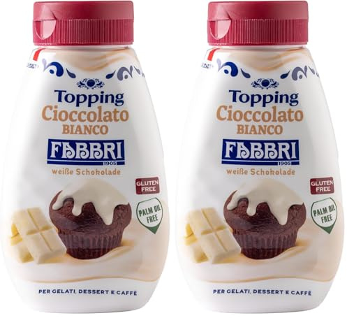 Fabbri Topping Gold Cioccolato Bianco 190g (Confezione da 2)