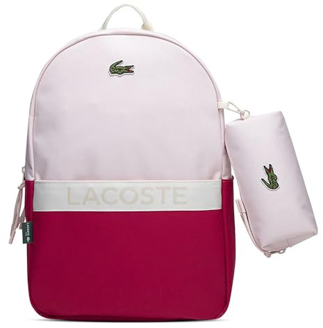 Lacoste Backpack W/Pencil Case für Jungen | Reißverschluss | Bunt/Mehrfarbig, One Size