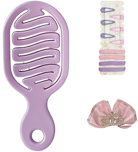 Kronabelle Kamm-Set, Kissenkamm, Geschenkbox für Jugendliche, kleines tragbares Set mit Luftkissen-Massagekämmen, fügt Styling und Volumen für Haarglättung hinzu