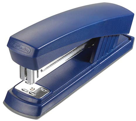 Herlitz Cucitrice in plastica n. 246, Graffettatrice, 14 cm, 15 fogli, colori assortiti