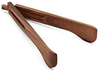 Ironwood Gourmet 28203 Spring Salad Tongs, Wood