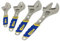 4pc Adjustable Spanner / Wrench Set Covers Range 0-36mm