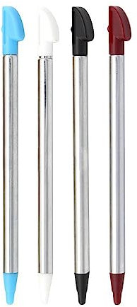 OSTENT Stylet Tactile de Jeu en MéTal RéGlable Compatible avec Console Nintendo 3DSLL/XL Lot de 4