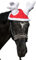 Amesbichler Reitsport Winter Weihnachtsmütze Pferde mit Rentiergeweih Weihnachts Ohrenschutz Geweih HorseGuard