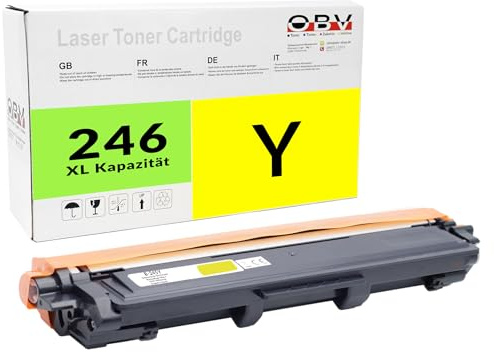 Kompatibler Toner Gelb als Ersatz für Brother TN-246Y TN246Y TN-242Y | Hochleistung ca. 2200 Seiten | Passend für DCP-9022 CDW HL-3142 CW MFC-9332 CDW MFC-9342 CDW