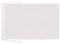 AZ FLAG - Drapeau Unicolore Blanc - 45x30 cm - Pavillon De Couleur Blanche 100% Polyester Avec Deux Cordelettes - 20g