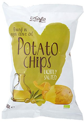 Trafo Kartoffelchips in extra nativem Olivenöl, gesalzen (100 g) - Bio