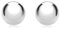 CARISSIMA Damen-Ohrstecker 18ct 4mm Ball Stud Earrings 750 Weißgold - 7.55.6773