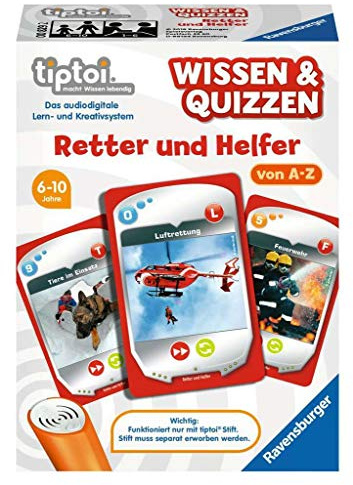 Ravensburger tiptoi 00829 - Spiel Wissen & Quizzen: Retter und Helfer