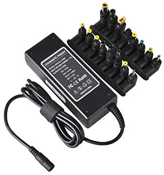 Trade-Shop Ersatz für Universal Ladegerät Acer, Asus, Toshiba, Sony, Samsung, Fujitsu, HP/mit 16 Steckern Notebook AC Adapter / 15V 16V 19V 19.5V 20V 90W