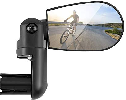 Verstellbarer Fahrradlenkerspiegel mit Weitwinkel Sicherer Rückblick für Stadtverkehr und Freizeit, Universal alle Fahrradtypen Ergonomischer Fahrradspiegel zur Optimierung der Verkehrssicherheit