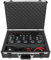 Analog Cases Unison Case für Boss RC-505 oder vergleichbare Loopstation (Transportkoffer, Eckschutz aus Aluminium, gepolsterter Deckel mit Tragegriff, Kabelaufbewahrungsfächer), Schwarz