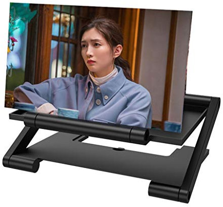 ARCH Folding Lifting Handy Bildschirmlupe, High-Definition-Prevent-blau-Licht Bildschirm Vergrößerungsglas, Geeignet for TV Und Videoprojektion Verfolgen Dramen, 3D Desktop Bracket Sitz Artifact