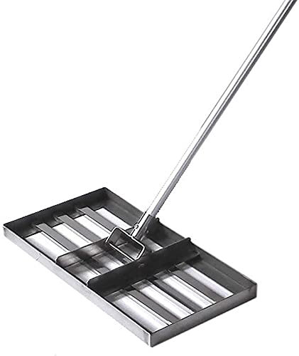 Rasenrechen Golf Garden Grass Level Rasen Rechen,Rasen Rechen 43In Griff,Rasenrechen Golf Garden Grass Trimmer,Stangenlänge Leveling Rake Level Rake Rasenwerkzeuge Edelstahl,Garten,Bauernhof