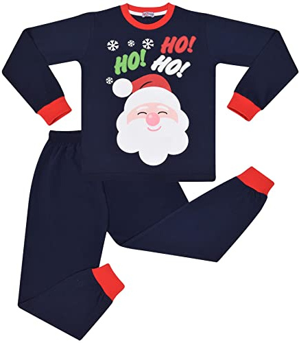 A2Z 4 Kids Girls Boys Santa Christmas Pyjama Set Two Piece Festive Costumes | Comfortable Reindeer Sleepwear Outfit Holiday Gifts Kids Ages 2 to 13 Years