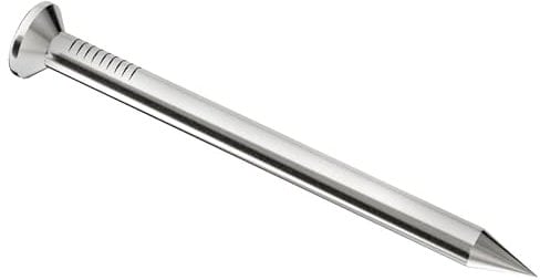 2.2mm x 50mm Multi Purpose Steel Zinc Nails Bright Finish Hardware Wire Common Brad and Picture Hanging Nails (Pack of 100)