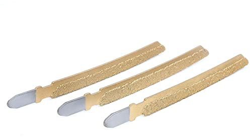 3 Pièces/5 Pièces Lame De Scie Sauteuse T Lame De Scie Sauteuse Diamant Brasée Sous Vide Pour Carrelage Granit Marbre Béton Disque De Coupe,3pc