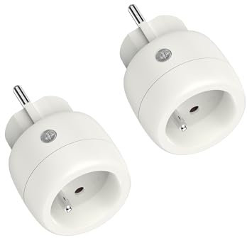 UCOMEN Smart FR WLAN Steckdose, Mini Alexa Steckdose mit Sprachsteuerung Timer, Smart Home WiFi Steckdose funktioniert mit Alexa, Google Home, Nur 2.4GHz WiFi, 4er Pack