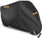 LETJUM Funda para Moto Cubierta de Motocicleta Impermeable Protectora con Banda Reflectante Funda Cubre Moto a Prueba de Sol Lluvia Polvo Viento Nieve Excremento de Pájaro al Aire Libre 245x105x125cm
