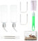 Trinkflasche Kaninchen, Kaninchen Wasser Flaschen, Hamster Trinkflasche, Haustiere Wasserflaschen Für Kaninchen Meerschweinchen Hamster Chinchillas, 2 STK Trinkflasche + 1reinigungsbürste,180ml*2