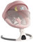 GLOKID Sdraietta Neonati Elettrica，Elettrica Altalena，2in1 Sdraietta dondolo per neonato da 0 fino a 15kg，Cintura di sicurezza a 5 punti，Elettrico per Neonati con telecomando e Bluetooth (YLYPINK)