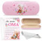 HOWAF Oma Geschenk, Brillenetui Oma, Brillenetui Hardcase mit Karte für Weihnachtsgeschenke Weihnachten Geschenk Geburtstag Geburtstagsgeschenk Muttertagsgeschenk