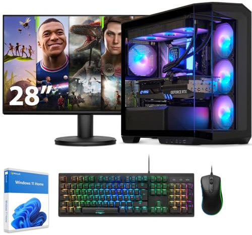 Sedatech Paket Gaming PC Large Vision • AMD Ryzen 9 7900X • RTX4080 Super • 64GB DDR5 • 2TB SSD M.2 • Windows 11 • Monitor 28''