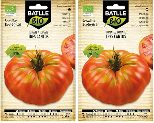 Semillas Batlle Tomate Tres cantos Gigante Rosa - ECO (Paquete de 2)