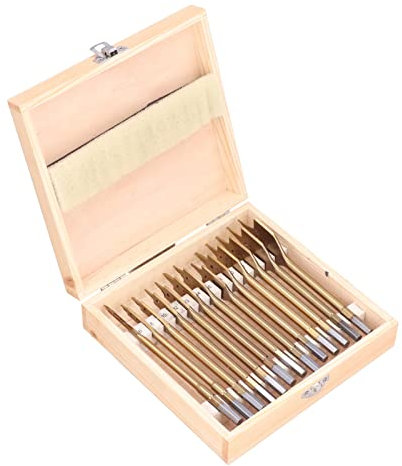 Broca de taladro de pala, paleta de acero al carbono, broca plana, broca de corte de corte de agujero de resistencia, trozos de taladro de orificio de madera, broca de paleta