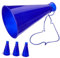 Milisten 1 Satz Jubelndes Horn Zappeln Geräuschmacher Megaphone Krachmacher Megaphon Jubeln Mini-jubel-megaphon Jubelnde Requisiten Jubeln Megaphon Masse Blue Plastik 4 Stück
