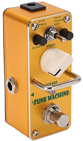 Dilwe Funk Machine Auto Wah Gitarren-Effektpedal, True Bypass für | Vielseitige WAH-Effekte für ausdrucksstarkes Spiel, konsistente 100-Ohm-Ausgangsimpedanz, ideal für Studioaufnahmen
