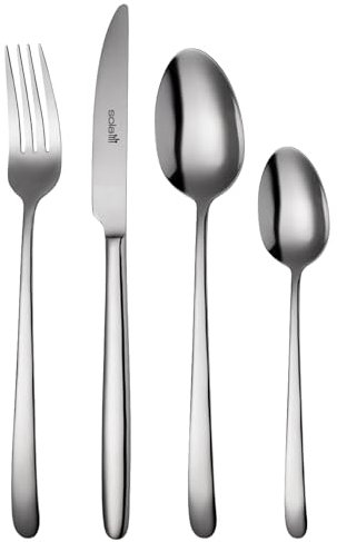 Sola Ibiza, set di posate in acciaio inox, 18/10-24 pezzi, 6 persone