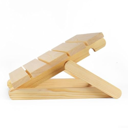 Saunakopfstütze Holz, Naturholz, ergonomische Saunakopfstütze Massivholz, elegantes Saunazubehör für Sauna & Infrarotkabine