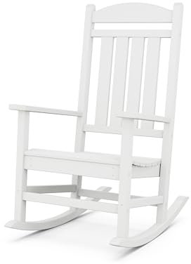 Polywood R100WH Presidential Rocking Chair, White
