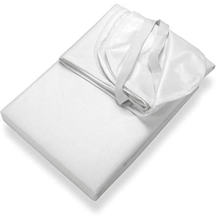 SETEX Wasserdichter Molton Matratzenschutz, 90 x 200 cm, Matratzenschoner aus 100 % Baumwolle, Generation, Weiß