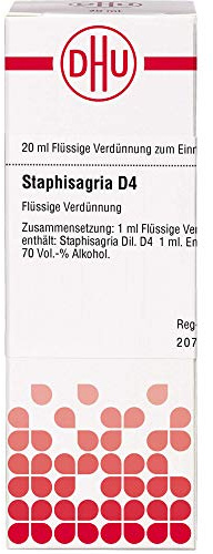 DHU Staphisagria D4 Dilution, 20 ml Lösung