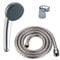 Bath tap Shower Attachment Kit Rose Head, Flexible Stainless Steel Hose and Wall Bracket (SH060)