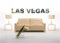 INDIGOS UG - WANDTATTOO - Wandsticker - Wandaufkleber - Aufkleber - Stadt Name Las Vegas mit einigen Sehenswürdigkeiten 80 cm